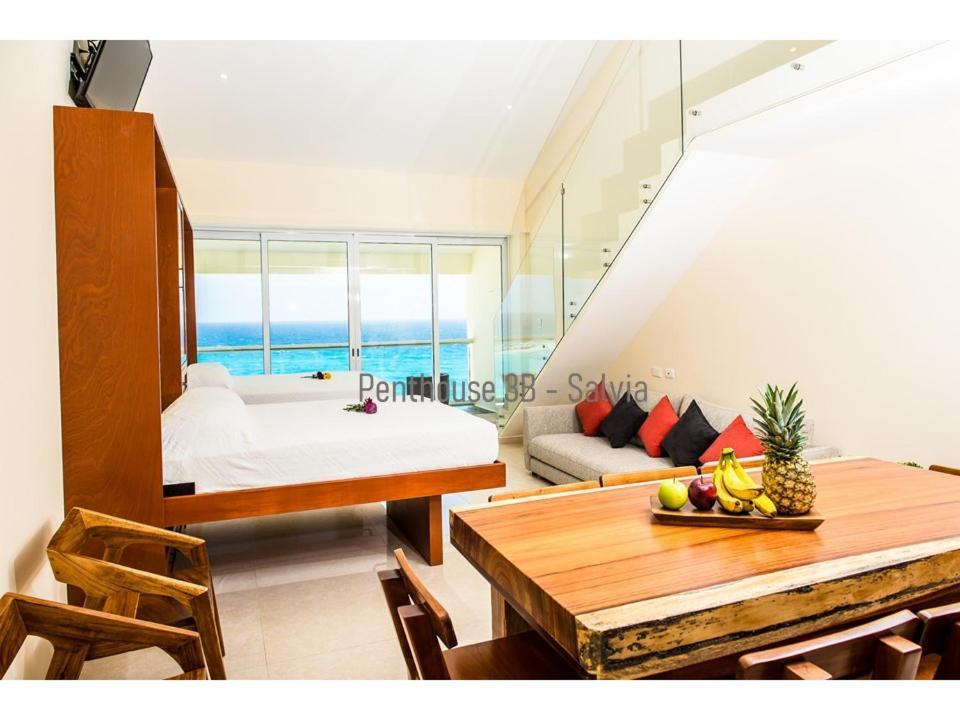 2 Story Oceanfront Penthouses On Cancun Beach! Zewnętrze zdjęcie