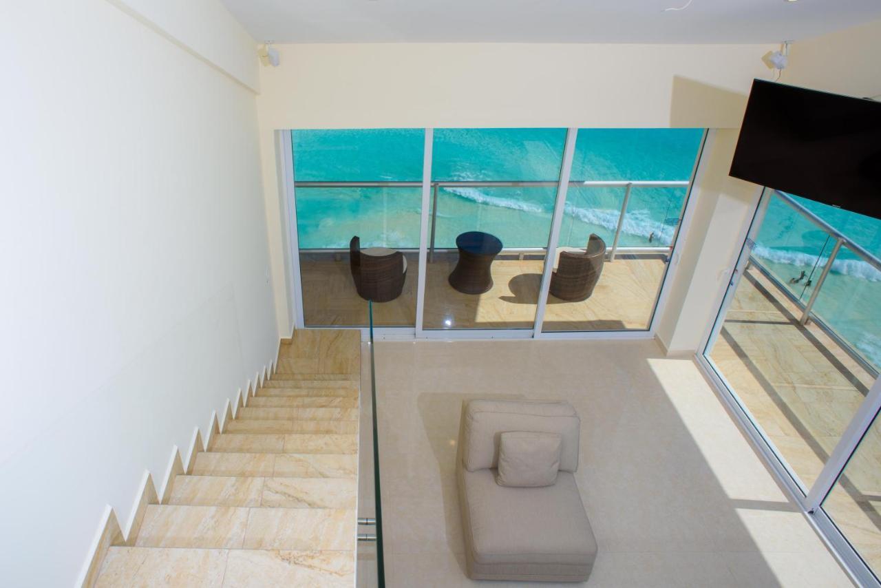2 Story Oceanfront Penthouses On Cancun Beach! Zewnętrze zdjęcie