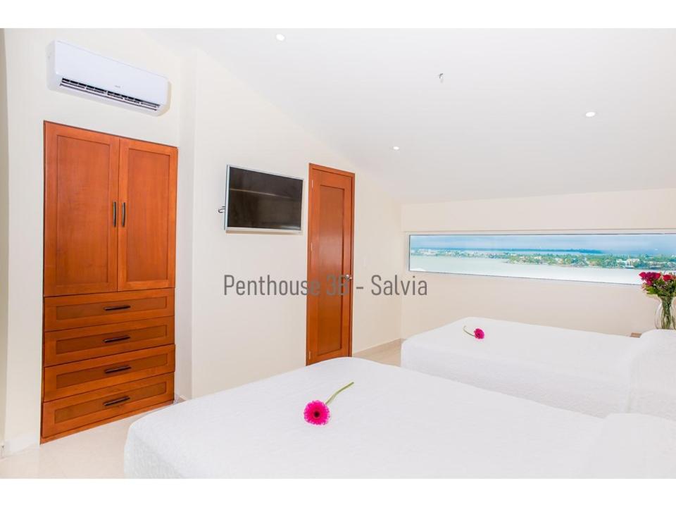 2 Story Oceanfront Penthouses On Cancun Beach! Zewnętrze zdjęcie